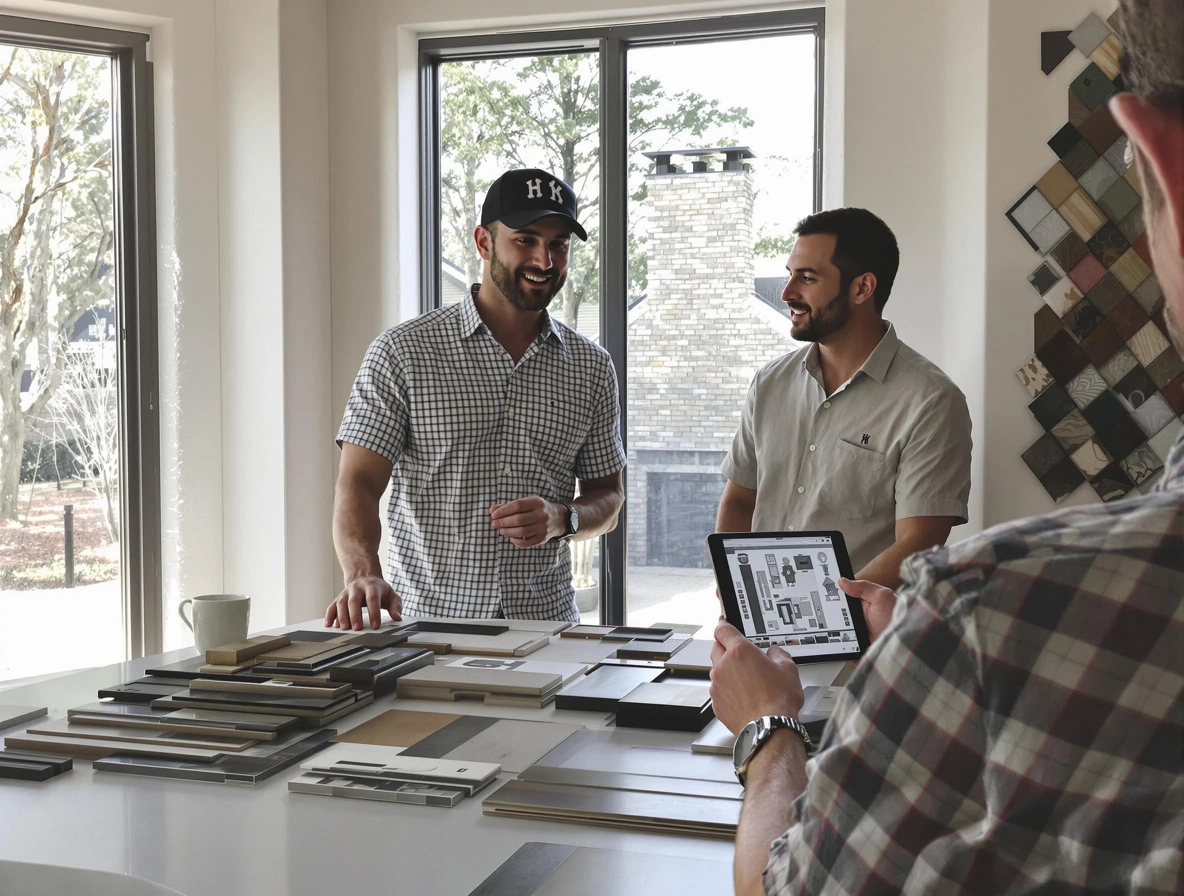 Bayonne Chimney Sweep remodeling a chimney and fireplace in Bayonne, NJ