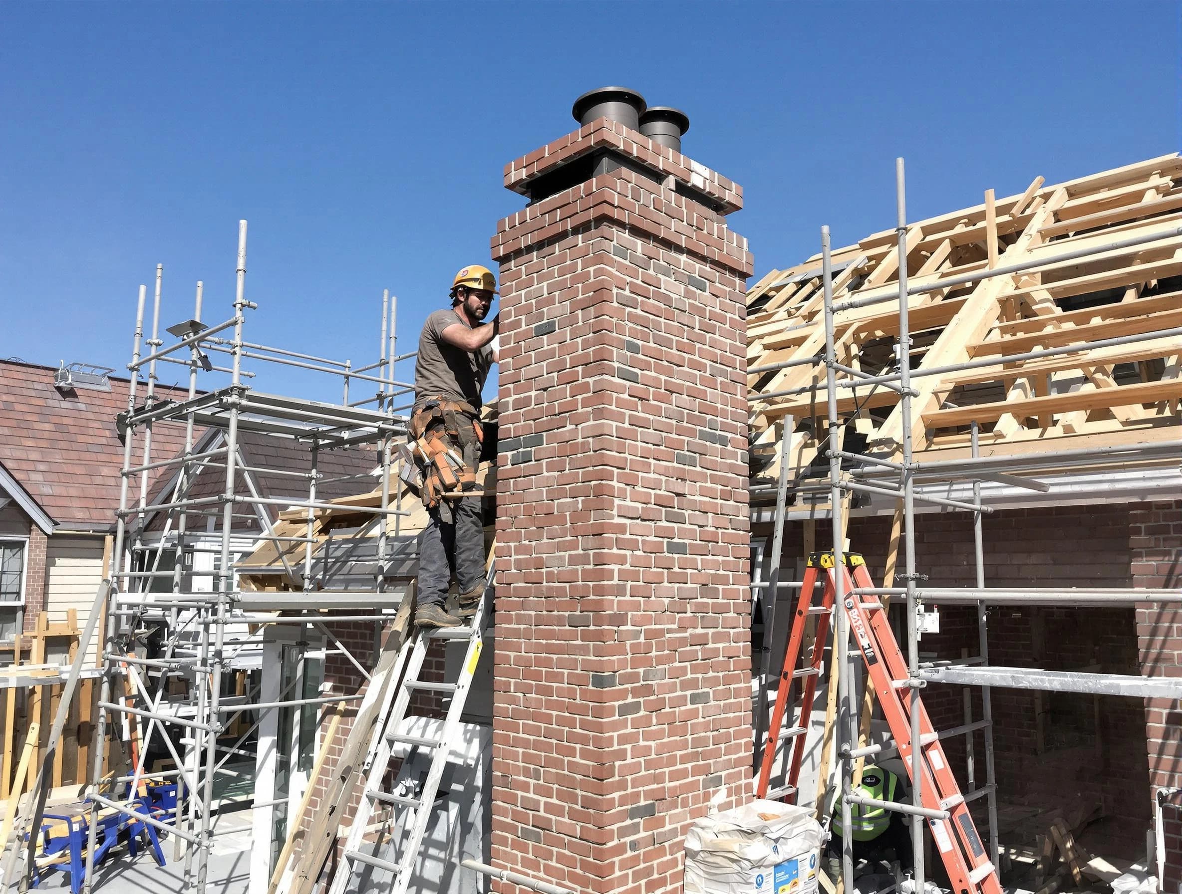 New chimney installation completed by Bayonne Chimney Sweep in Bayonne, NJ