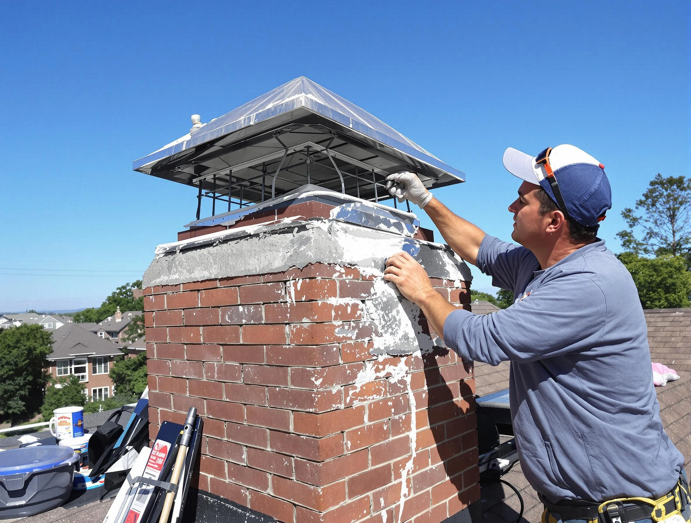 Chimney Crown Services in Bayonne