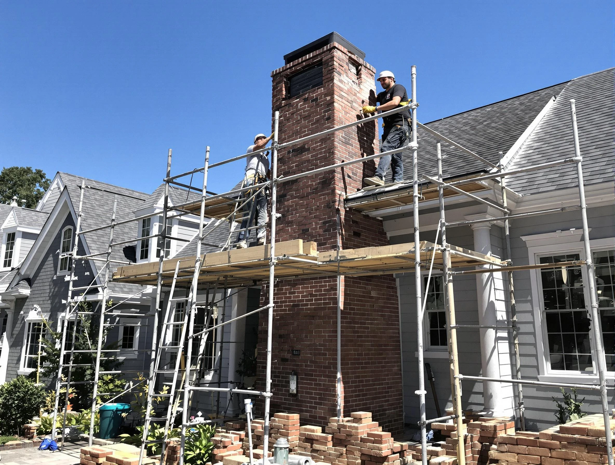 Chimney Rebuilding in Bayonne